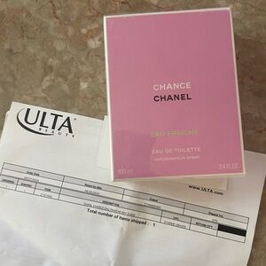 NIB Chanel Chance EAU Fraiche 3.4oz Proof of purchase